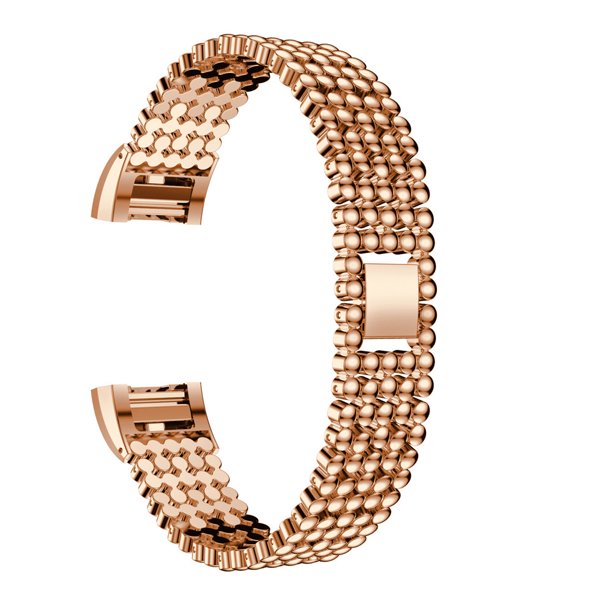 Steel Bead Style Bracelet Smart Watch Band Strap For