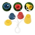 thumbnail image 3 of 3 Count Golf Tee Golfs Holding Bases Rubber Ball Seat Golfing Equipment Gadgets, 3 of 8