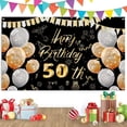 thumbnail image 5 of MGEZCOO Lightweight Adult 50th Birthday Decorations Banner, Oxford Nylon, 71", 5 of 6
