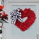 thumbnail image 5 of Corona en forma de corazon BLESIY Decoración del Día de San Valentín 15.7'', 5 of 8