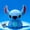 Blue, variant on Kids Cartoon Silicone Tap Control Night Light USB Rechargeable Multi‑Color Changing Squeeze Toy Bedside Sleep Lamp