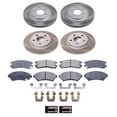 thumbnail image 2 of PowerStop Front and Rear Semi-Coated Rotor and Low-Dust Ceramic Brake Pad Kit SC1545, 2 of 3