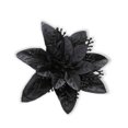 thumbnail image 2 of 15 Pièces Paillettes Poinsettia Fleurs Artificielles Décorations Arbre Ornements Paillettes Rouges Or, 2 of 8