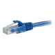 C2G Ethernet CAT 6 (UTP) Cat6 Câble de Raccordement Réseau Non Blindé de 14 Pieds - Bleu - Câble de Raccordement - RJ-45 (M) à RJ-45 (M) - Fil Toronné de 14 Pieds - - Moulé, Sans Accrochage, Toronné - Bleu – image 3 sur 4