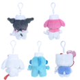 thumbnail image 3 of Llavero de peluche de 10 cm Kawaii Sanrio serie 50 aniversario Hello Kitty Melody Kuromi colgante de muñeca de anime bolso colgante para coleccionar fans, 3 of 4