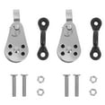 thumbnail image 3 of MLINS Kayak Canoe Anchor Trolley Kit with 2 Stainless Steel Pulleys 2 Nylon Pad Eyes and 4 Stainless Steel Screws Boat Accessories, 3 of 6
