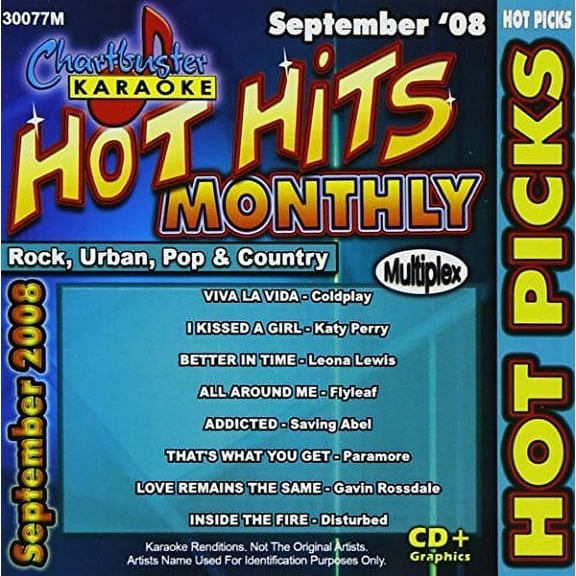Various Artists - Karaoke: Hot Hits September 2008 - Music & Performance - CD