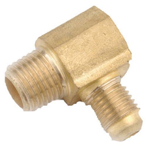Anderson Metals Corp. Brass Flare Elbow Fitting - Lead Free, 1/2" Flare x 3/4" MPT, Each