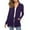 Dark Purple, variant on Fgnfyis Long Cardigans for Women Long Sleeve Open Front Casual Loose Lightweight Cardigan Sweaters with Pockets Dark Purple L