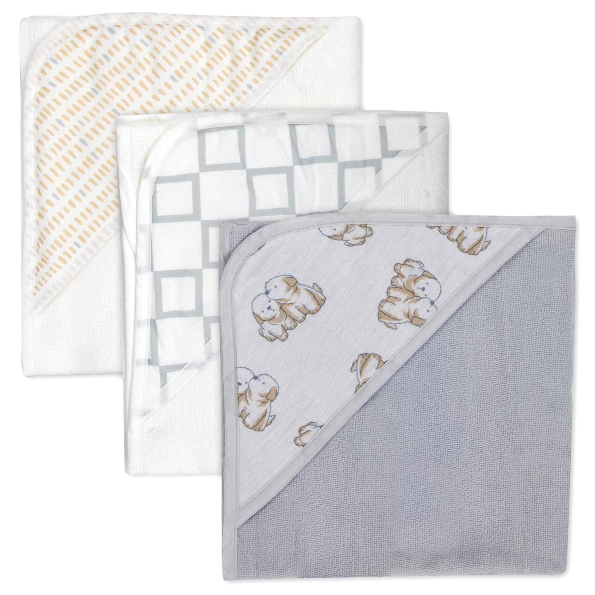 Baby Essentials 6-Piece Hooded Bath Towel Washcloth Set photo 7