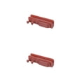thumbnail image 3 of Sidaley Clips de soporte de cable Montado en la pared Gestión de cables de plástico Hogar Oficina Cocina Organización de cables Retenedor de bobinado Rojo 2piezas, 3 of 6