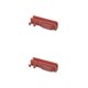 thumbnail image 1 of Methold Clips de soporte de cable Gestión montada en la pared Hogar Sala de estar Dormitorio Baño Cable Puchless Organización Winder Red Rojo 2piezas, 1 of 6