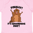thumbnail image 4 of Inktastic Finally It's Groundhog Day Boys or Girls Baby Bodysuit, 4 of 5