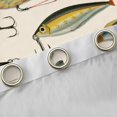 thumbnail image 4 of Manfei Fishing Bass Fish Curtains Pack of 2 (42x84 Each) for Kids, Farmhouse Fishhook Curtains Blackout, Retro Lodge Cabin Bedroom Curtains, Living Room Curtains Decor, 4 of 6
