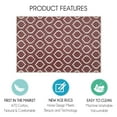 thumbnail image 3 of Sussexhome Drop Collection 2 x 3 Foot Heavy Duty Low Pile Rug Runner - Ultra-Thin Non Slip Area Rug - Washable Cotton Indoor Rug for Front Door Foyer Rug for Entryway, 3 of 5
