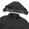 thumbnail image 4 of IYTR Men's Winter Jacket Warm Thicken Windproof Hooded Coat Outdoor Hiking Camping Snow Skiing Jacket Black M, 4 of 6