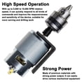 thumbnail image 4 of Tignapoo 12-24V 775 Motor Mini Drill Press Kit with B10 Collet, DIY Tool Set for Polishing, Engraving, and Crafting Projects, Includes Base and Accessories, 4 of 5