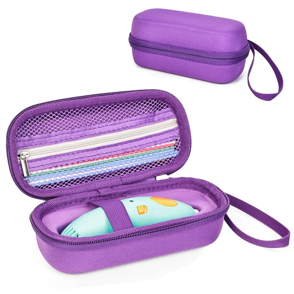 Hard Carrying Case Compatible Interactive Toy Digital Pet and Case,suitable for Bitzee virtual electronic pet storage travel bracket box(Case Only) purple