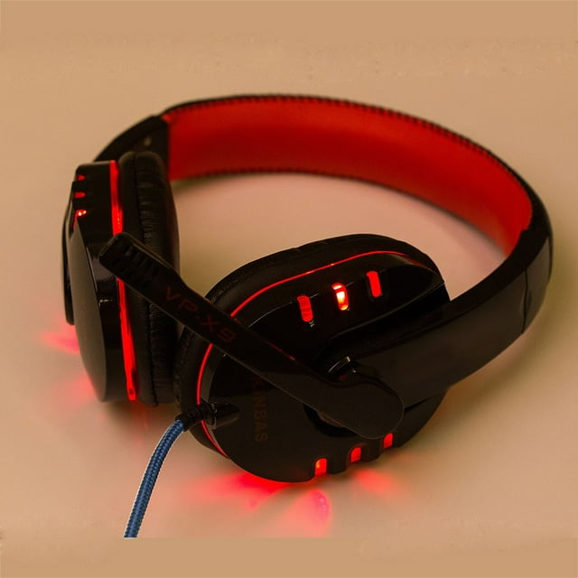 ¡Oferta del Mes!, Auriculares estéreo para juegos con diadema, USB, 3,5 mm, LED, con micrófono para PC RD Akmoler