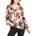 thumbnail image 2 of Nicole Miller Artelier BLUSH/MULTI Autumn Dream Burnout Penelope Top, US Medium, 2 of 5