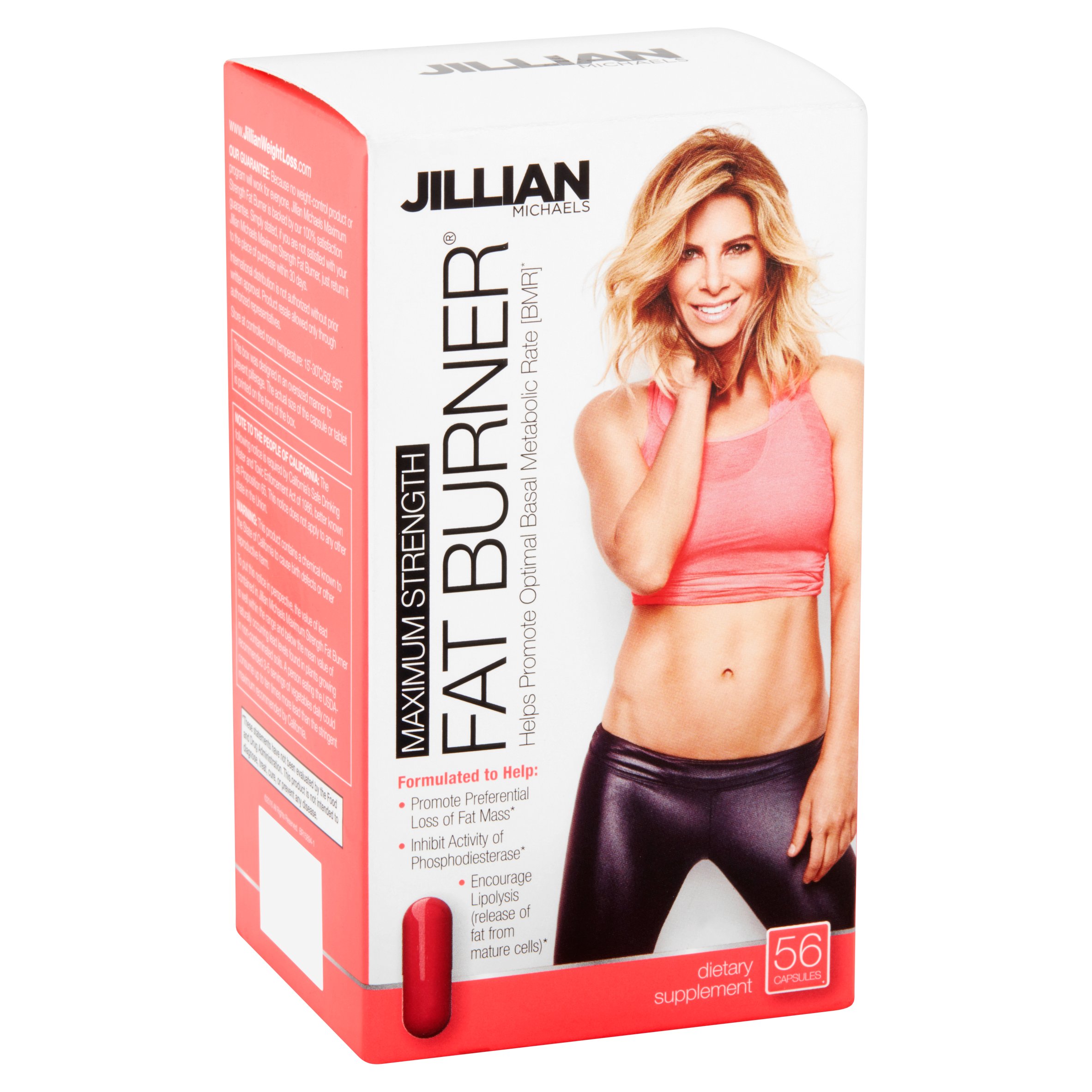 Jillian Michaels Maximum Strength Fat Burner Weight Loss Capsules, 56 Ct - image 2 of 4