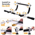 thumbnail image 6 of Doorway Pull Up Bar, 440 LB Max Heavy Duty Steel Chin-Up Bar, Secure No-Screw Door Frame Workout Bar for Home Gym, 6 of 7