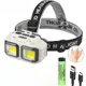 thumbnail image 3 of Linterna frontal LED recargable de alta potencia, linterna LED para acampar, gorra, senderismo, linterna en la frente, lámpara para pescar y trabajar, 3 of 5