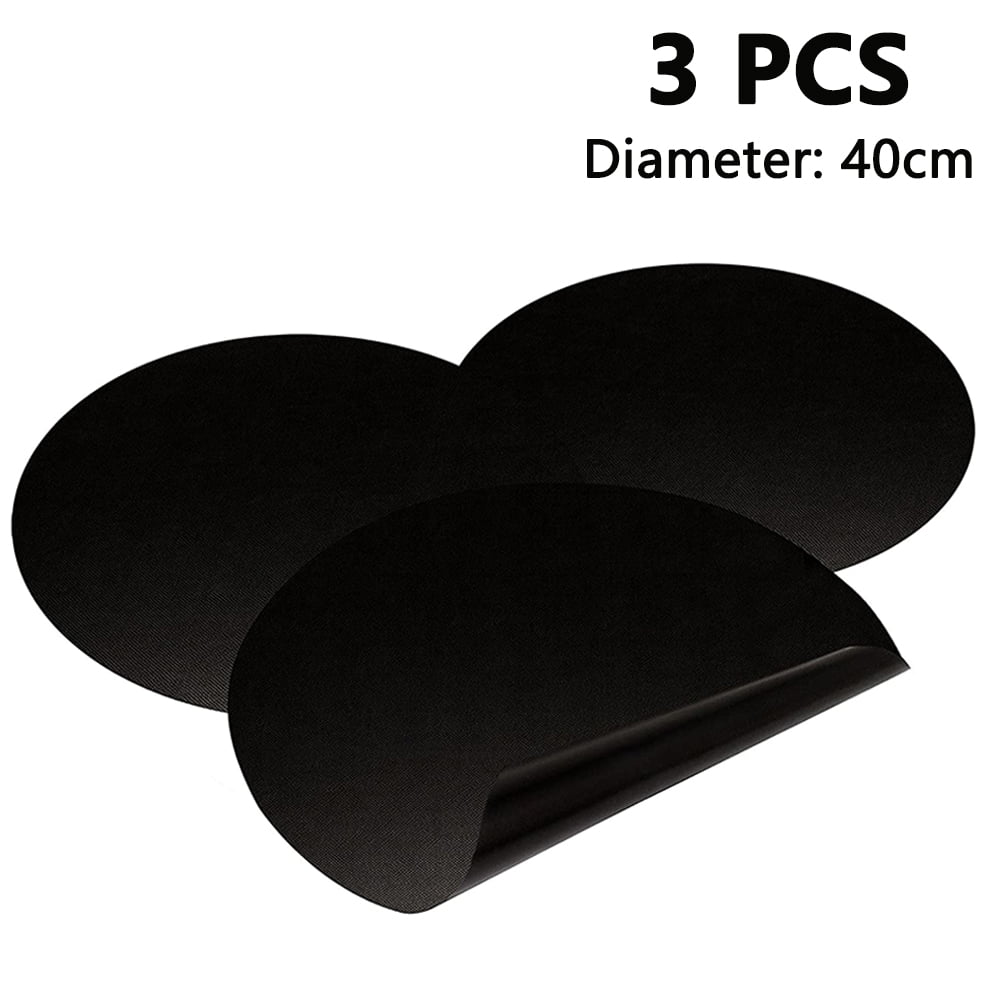 3Pcs BBQ Grill Mat Accessories Non-Stick Reusable and Heat Resistant Pad Mat New 