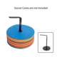 thumbnail image 1 of Estante para discos de cono de fútbol, ​​equipo deportivo, marcador de cono para campo de fútbol, ​​soporte para pista de obstáculos, béisbol, niños, 1 of 8