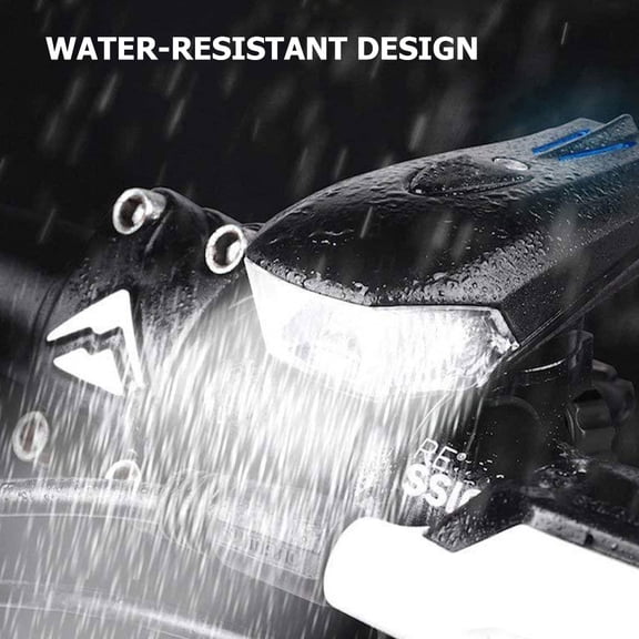 OUNONA 1 Set Bike Light Set Abs 7 50X6 80X4 20Cm/2 95X2 67X1 65In Rechargeable Front and Rear Light