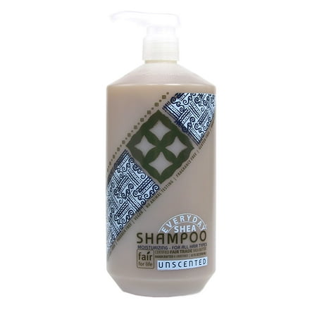 Alaffia Everyday Shea Shampoo, Unscented, 32 Fl (Best Everyday Shampoo For Oily Hair)