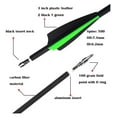 12 Pcs 30 Inch Archery Carbon Arrows 500 Spine Hunting Practice Target