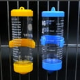 thumbnail image 4 of Anvazise 80ML/125ML Hamster Water Bottle Steel Ball Design Non-drip Plastic Small Animal Auto Dispenser Pet Supplies Blue 125ml, 4 of 13