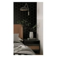 thumbnail image 4 of MOYISHI Black Hexagon Wallpaper Geometric Wallpape Peel and Stick Wallpaper Gold and Black Contact Paper 17.3”×78.7”Decorative Shelf Drawer Liner Roll Waterproof, 4 of 5