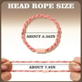 thumbnail image 4 of 48 Pcs Boho Hair Ties, Cute Rubber Bands No Hair Damage, Elastic Hair Tie Bracelets for Thick, Thin, Braiding Hair, Ponytail, for Women Girls Hair Accessories, 4 of 7