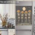 thumbnail image 3 of Yayeee Magnetic Dishwasher Cover for The Front Decoration Home Kitchen Machine Sticker Protector, Beige Halloween Skeleton, 3 of 6