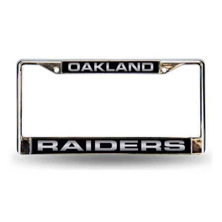NFL Oakland Raiders Laser Chrome Frame