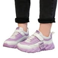 thumbnail image 3 of Linfrsh Breathable Mesh Casual Running Shoe Athletic Sneaker for Toddle Kid Girl and Boy Z1-Purple,9.5-10 Years, 3 of 7