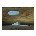 thumbnail image 1 of Cave Cutting Board, Sea Cave of Benagil in Algarve Portugal Idyllic Sandy Rocky Landscape, Decorative Tempered Glass Cutting and Serving Board, Small Size, Sand Brown Pale Blue, by Ambesonne, 1 of 1