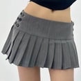thumbnail image 2 of Cavosen Winter Skirts for Women 2025 Pleated Low Waist Mini Skirts A Line Solid Short Skirts Trendy Date Night Office Skirt, 2 of 9