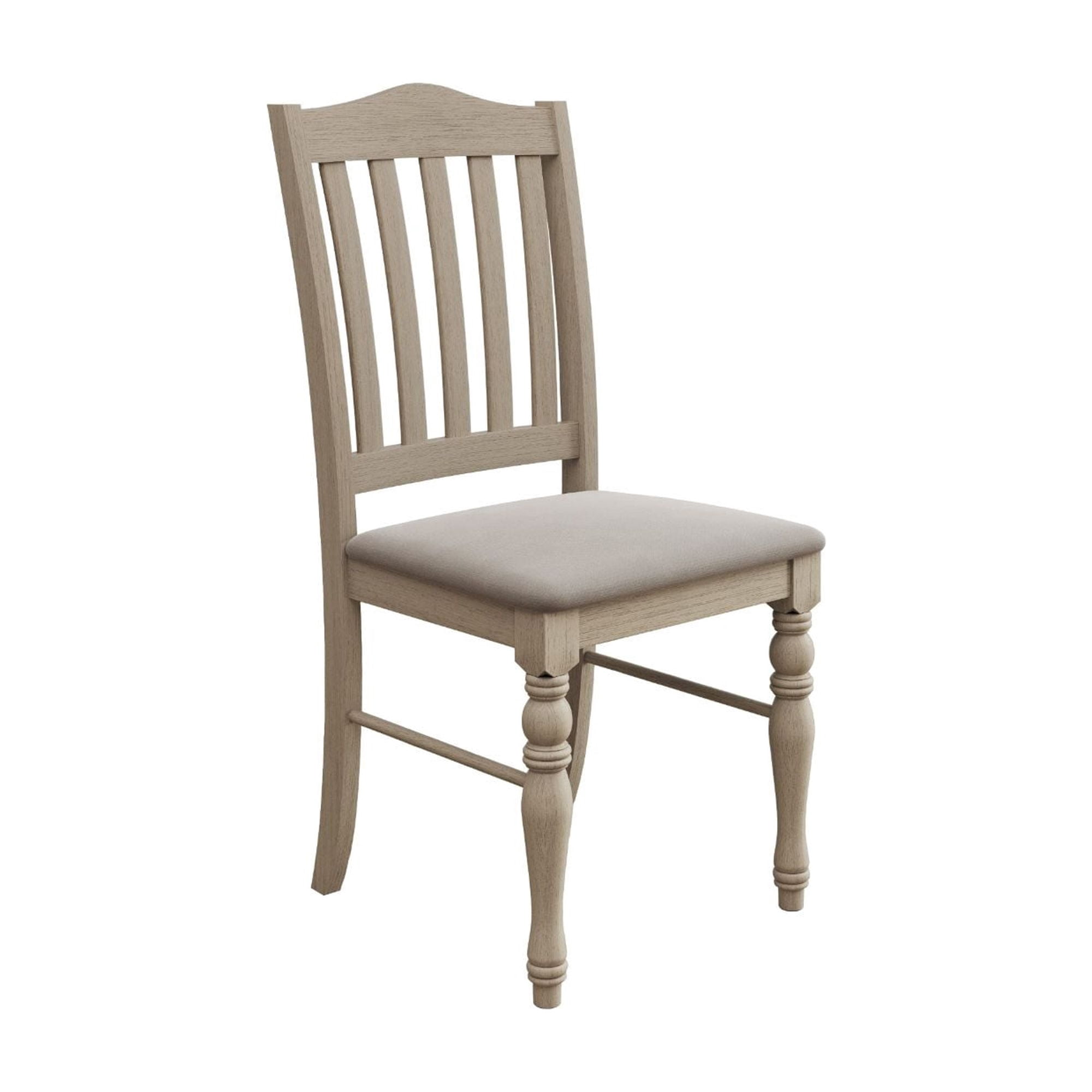 Home Design Mayfield Dining Chair (Set of 6), Warm Gray/Antique Gray