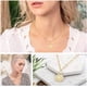 thumbnail image 4 of Collar con colgante de luna, estrella, león, mal de ojo, oro de 18 quilates, joyería de capas para mujeres y niñas, gargantilla delicada, collar con colgante de estrella y luna (cadena asimétrica) brillar Juguete, 4 of 5