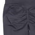 thumbnail image 4 of Women High Waisted Workout Shorts Butt Lifting Tummy Control Athletic Yoga Gym Shorts Navy Blue L, 4 of 7