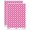 Hot Pink, variant on Husky Dog Face Side Eye 200+ Round Stickers - Orange - Matte Finish - 0.50" Size