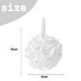 thumbnail image 2 of Esponja exfoliante familiar tejida para ducha, bolsa de esponja para ducha, cepillo de red, esponja para bañera, bola para fregar, cara, cuerpo, orinal, espuma rica, 4 Uds., 2 of 5