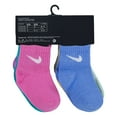 thumbnail image 4 of Baby & Toddler Nike Swoosh 6-Pack Ankle Socks Color: Pastel Size: 2T-4T, 4 of 4