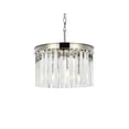 thumbnail image 1 of Elegant Lighting Sydney 16" 3 Light Royal Crystal Chandelier, 1 of 9