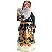 thumbnail image 3 of SCHA 1621G Schaller Paper Mache Candy Container - Santa Green Coat with Partridge, 3 of 3