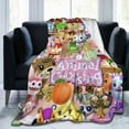 thumbnail image 5 of Animal Crossing Blanket Fuzzy Plush Bed Blanket Cozy Fluffy Air Condition Quilt For Adults Kids, 5 of 6