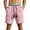 Pink, variant on XFeng Men's 2 in 1 Swim Trunks, Print Board Shorts with Compression Liner, Quick Dry Beach Swim Shorts with Pockets